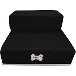 Сходинки для собак Левоберг - чорні, для маленьких собак та котів, під ліжко