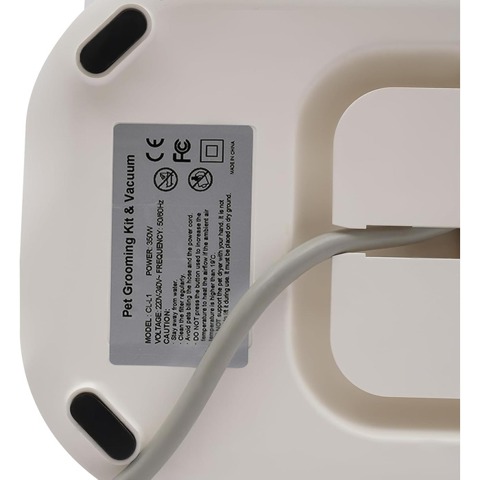Набір для догляду за тваринами: пилосос для шерсті собак та котів, 1.4L, 11800Pa, тихий