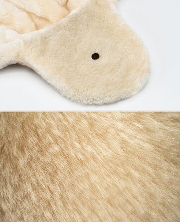 Лежанка для кота з м'якого плюшу для когтеточки, Ø 40 см, глибина 25 см, зручна ліжечка для будь-якого когтеточки з різьбленням M8, міцний металевий каркас для котів будь-якого розміру, (глибина 15 см, Бежевий)