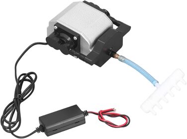 Портативний повітряний насос для акваріума, тиха енергоефективна 12V аераційна помпа для риб, міні-акваріумний компресор, аксесуари для акваріума