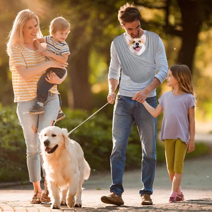 Сумка-переноска для собак Amexo, сумка-кенгуру для собак, переноска для тварин до 9 кг