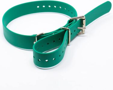 Biothane нашийник для собак Educator, 1,9 см, зелений