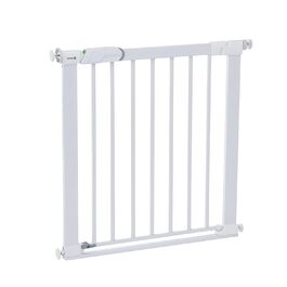 Захисні ворота Safety 1st Auto Close - автоматичне закривання, без свердління, 73-80 см (розширюється до 136 см), двостороння фіксація, білий колір (Flat Step)
