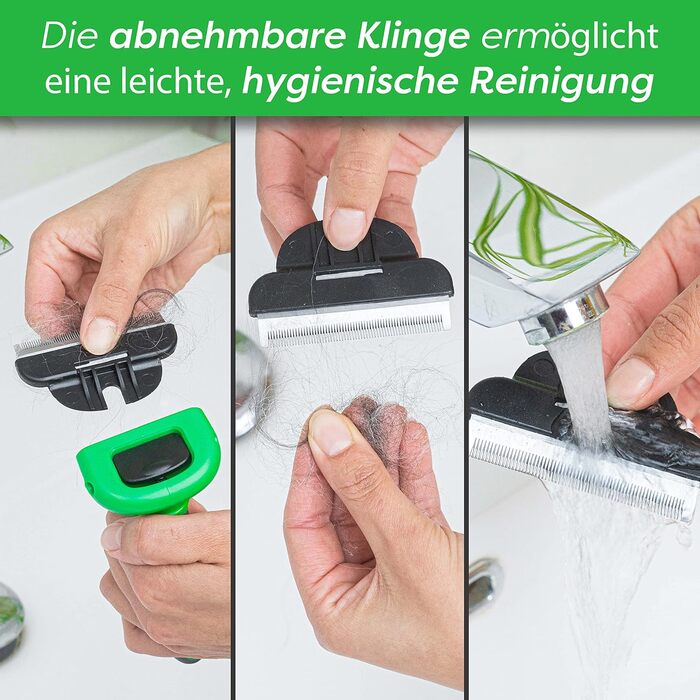 Набір гребінців для собак та котів (2 шт.) - щітка для підшерстка, ефективний догляд за шерстю, ідеально для довгошерстих тварин та підшерстка, аксесуари для котів та собак