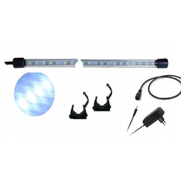 Подвійне трубчасте LED-освітлення для акваріума 70 см, SMD 7020