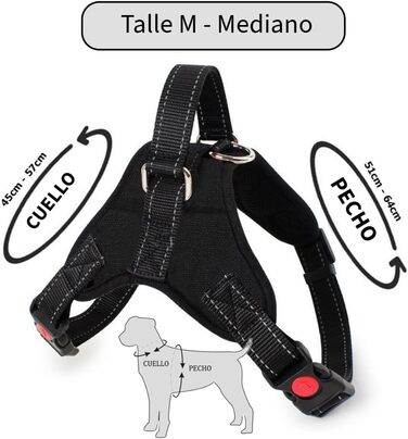 Регульоване обіднє нашийник для маленьких собак з автомобільним страхувальним тросом, посилений, безпечний та зручний, розмір S (Medium-R)