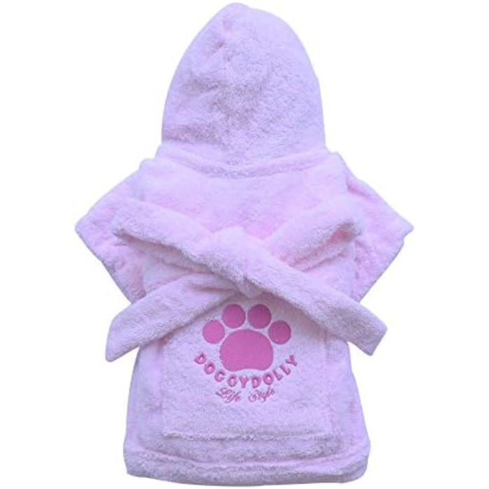 Рушник для собак Doggy Dolly DRF018, рожевий, розмір XL