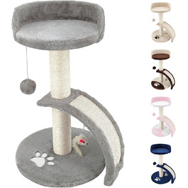 Дерев'яний кігтеточка для котів Beltom® Kratzbaum 54 см, сірий