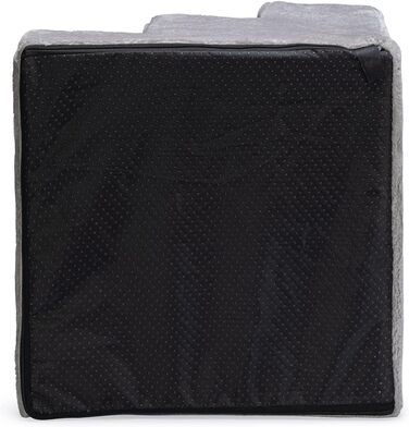 Сходи для собак Karlie Easy Step, плюш/дерево, сірі, 40x39x30 см, аксесуари для тварин