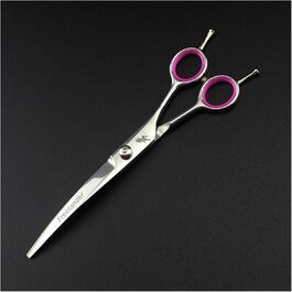 Професійна витончена ножиці для грумінгу собак та котів, 18 см, нержавіюча сталь, для грумін-салонів (ріжучі)