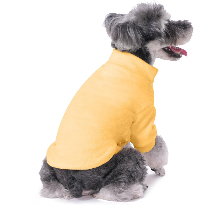 Теплий зимовий пуловер для собак GYALAPERI, 3 шт. (XXS, Small), для цуценят, дівчаток та хлопчиків, ультрам'який, для маленьких собак (Блакитний, Оливковий, Коричневий, Бежевий, Жовтий)