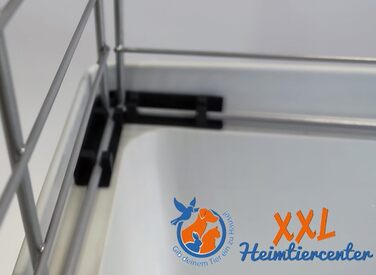 Клітка для кроликів і гризунів 1м, нова модель, біла