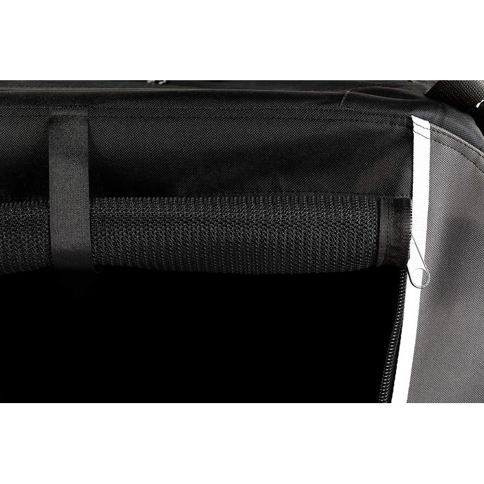 Транспортна переноска для собак та котів, 91x64x64 см. Чорна переноска-будка для тварин, ідеальна для подорожей та перевезень