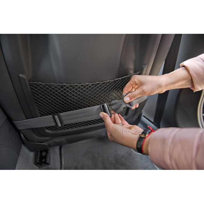 Автокрісло для собак Bella Weiß: комфортне та миготне автокрісло з штучної шкіри та плюшу, 55x55 см