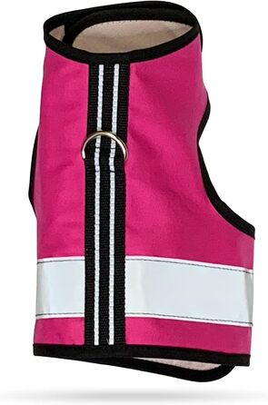 Світловідбивний шлейка для котів, розмір M/L, рожевий Flamingo