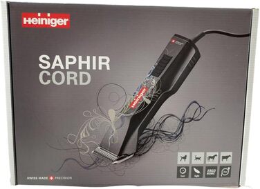 HEINIGER Saphir Cord професійна машинка для стрижки собак з кабелем