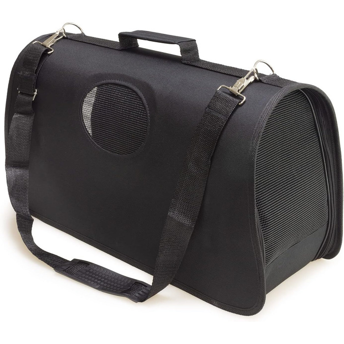 Транспортна сумка для тварин Arquivet чорного кольору, L (52 x 28 x 29 см) - для собак, котів, цуценят