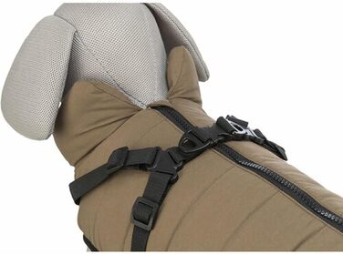 Шлейка Trixie Pirou Winter з намордником, розмір S (40 см), пісочний колір