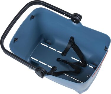 Кошик для собак Basil Buddy MIK - 32л, блакитний, міцний, з замком MIK та платформою, для безпечного транспортування