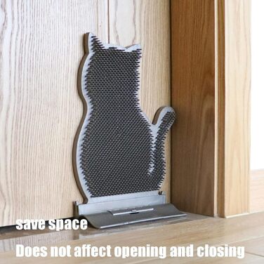 Щітка для котів 3-в-1: масажер, скребок для видалення шерсті та масажна настінна панель. Підходить для короткошерстих та довгошерстих котів.