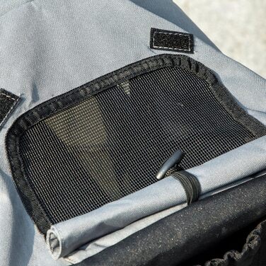 Візок для собак PawHut - візок-бігун для маленьких собак та котів до 10 кг, сірий