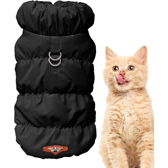 Пуловер для собак з бавовни - тепла куртка для собак на зиму | Пуловер, куртка для холодної погоди | Вітронепроникний зимовий одяг для цуценят маленьких, середніх та великих порід