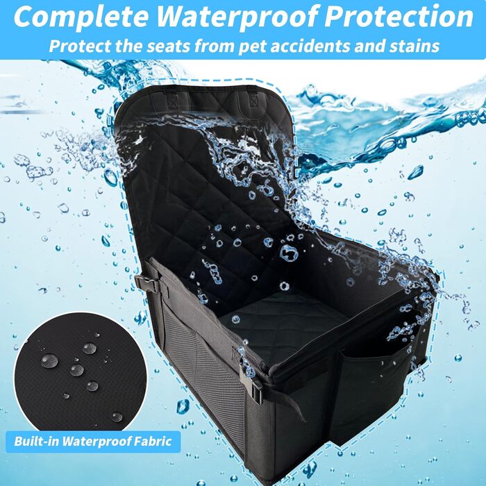 Автокрісло для собак: міцний, водонепроникний, для маленьких, середніх та великих собак