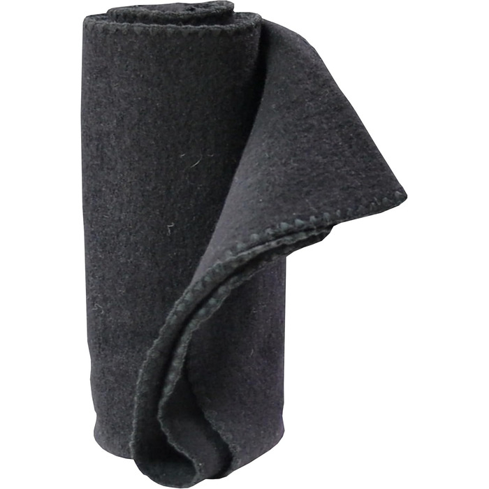 М'яка ковдра для домашніх тварин Luxus: вовна, кашемір, штучне хутро, 150x100 см, для собак та котів, чорна