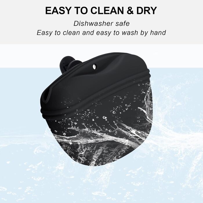 Набір для дресирування собак: клікер, сумка для ласощів з магнітними застібками, чорний