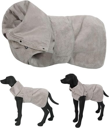 Рушник для собак Elropet, XS-XL, бежевий, мікрофібра, швидковисихаючий