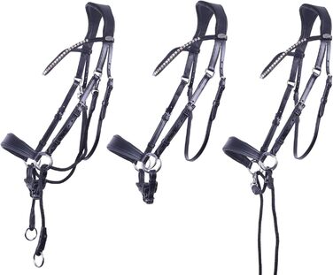 Тренса QHP Sunna без вуздечки, розмір VB, чорного кольору