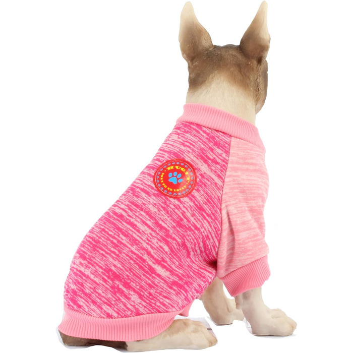 Теплий собачий светр HAPEE для малих та середніх собак з емблемою, для цуценят, котів та собак взимку