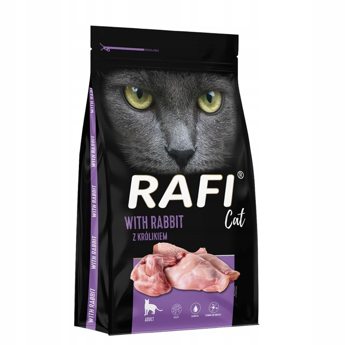Сухий корм для котів Rafi Cat з кроликом, 7 кг