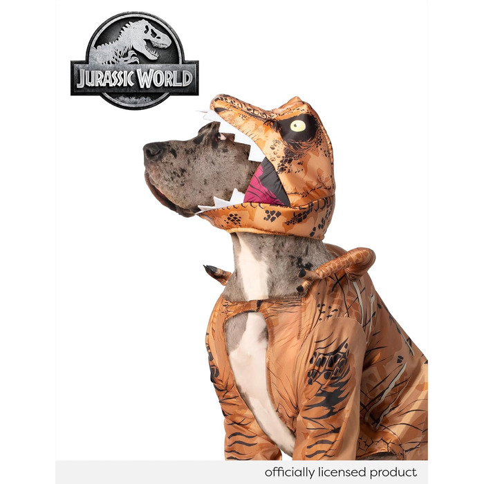 Костюм динозавра T-Rex для собак Rubies Jurassic World, розмір XXL, для вечірок та Halloween