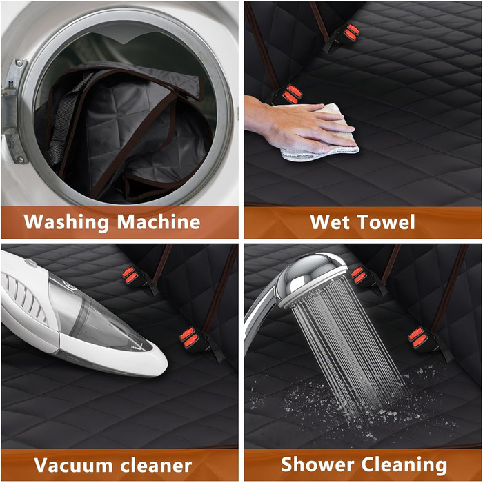 Накладка на сидіння автомобіля для собак Alfheim, водонепроникна, антиковзаюча, сумісна з Isofix, стійка до подряпин, універсальна, коричнева