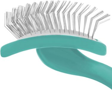 EHASO Преміум щітка для собак Multibrush, велика, бірюзова, для всіх типів шерсті