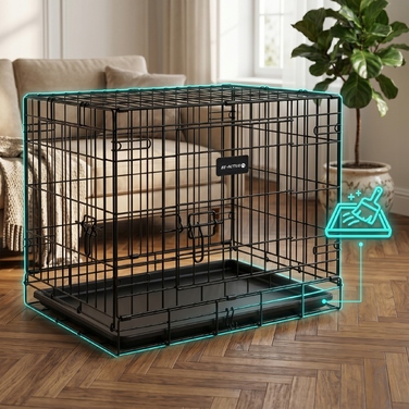 Металева клітка для малих собак Be-Active.pl, 44 x 61,5 x 52 см