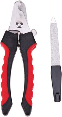 Набір для догляду за кігтями собак та котів: триммер та пилка для кігтів. Edelstah