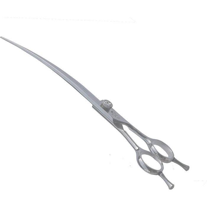 Ножиці для грумінгу домашніх тварин для собак і котів, вигнута клинка 23,5 см