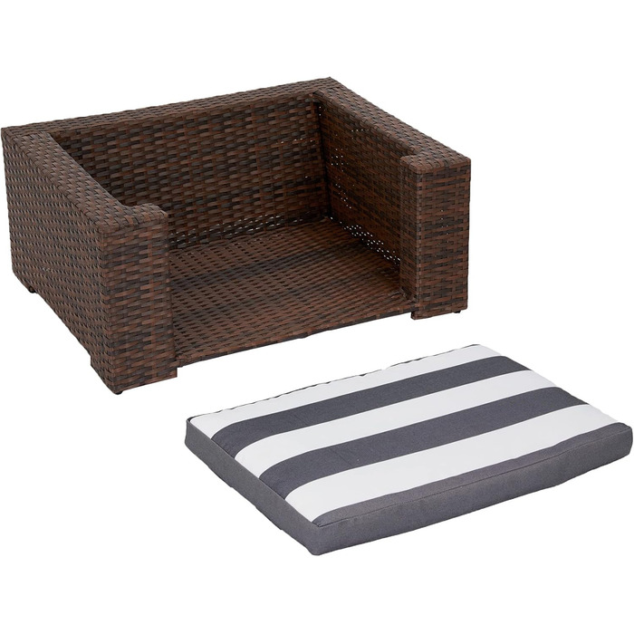 Ліжко-лежанка для кота або маленького собаки Teamson Pets Clotho (ратан, коричневий) ST-N10005-UK