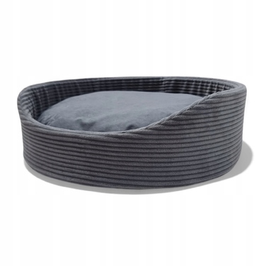 М'який манеж-лежак для собак Odol-Plusz, сірий, 55 см x 60 см