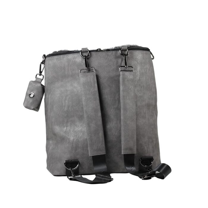 Рюкзак для собак Myxa: переноска для маленьких собак, дихаючий дах, багатофункціональний (антрацит)