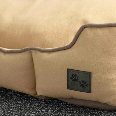 Ліжко для котів та собак English Home, 40x60x17 см, бежеве. Знімний чохол, машинне прання