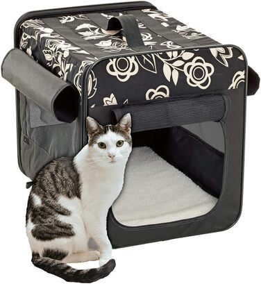 Корзина для котів Karlie Smart Top Basic L, чорна, 35x31x27 см