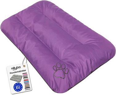 Килимок для собак ECO: великий, середній, малий - вологостійкий, м'який, 90x60x8 см (фіолетовий)