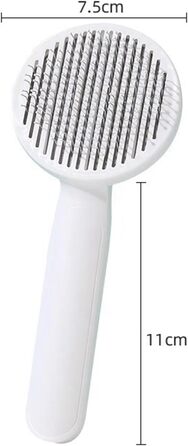 Щітка для котів Baoblaze 3X, гребінець для догляду за собаками, видалення відмерлої шерсті, щітка для собак, самоочисна висмикувана щітка для тварин