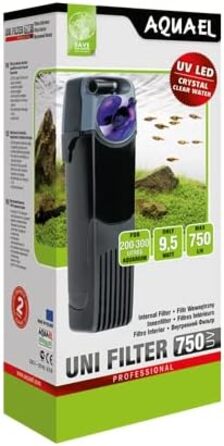 Внутрішній акваріумний фільтр Aquael UNIFILTER 750 UV, для очищення води з ультрафіолетом