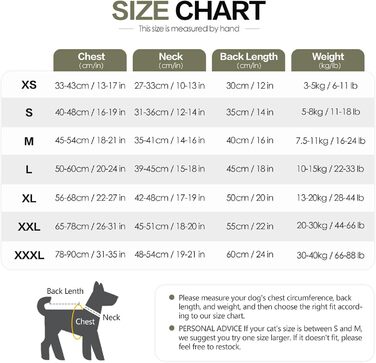 Заспокійлива жилетка для собак Angstjacke з навушниками та капюшоном - регульована жилетка для зменшення тривоги для собак з світловідбиваючими смугами (Хакі, XXL)