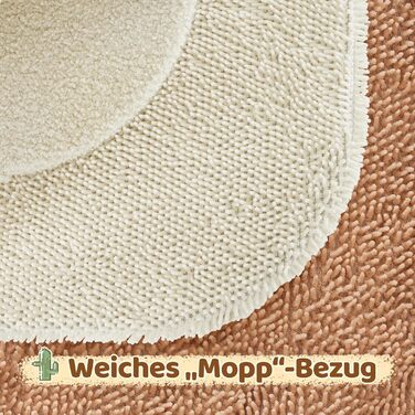 Дряпак для котів Yaheetech Kaktus, 106.5 см: стабільний, з оглядовою платформою та затишною печерею, оббитий сизалем, бежево-коричневий