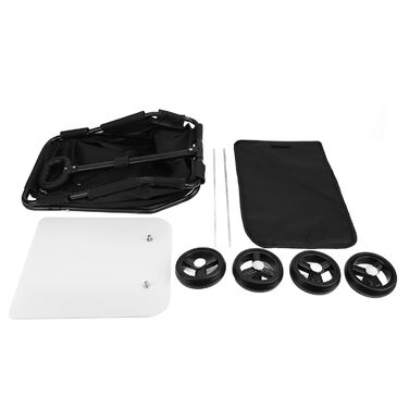 Дитяча коляска для собак, прогулянкова та для джогінгу, чорна. Підходить для малих та середніх порід.